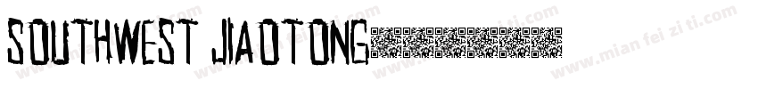 Southwest Jiaotong字体转换
